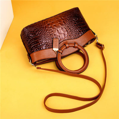 Luxus Ledertasche Damen – Echtleder Schultertasche Crossbody