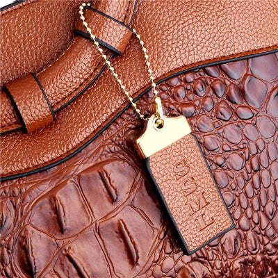 Luxus Ledertasche Damen – Echtleder Schultertasche Crossbody