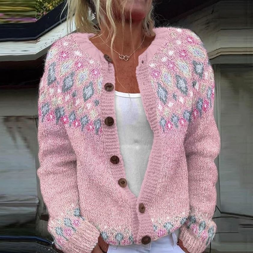 Sophie | Pink Comfort Cardigan