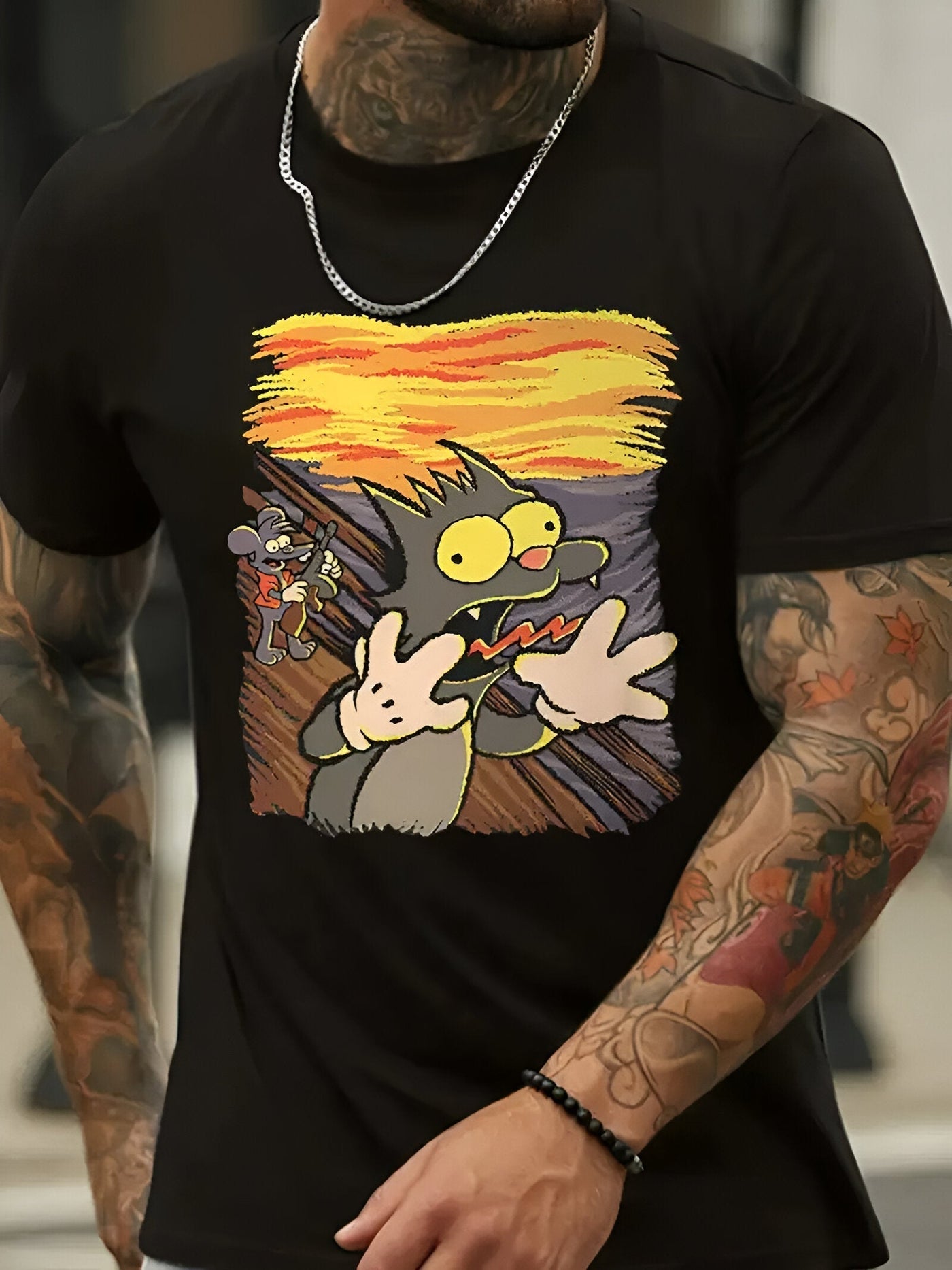 Philippa | Stylisches T-Shirt mit Alphabet-Print aus Baumwolle