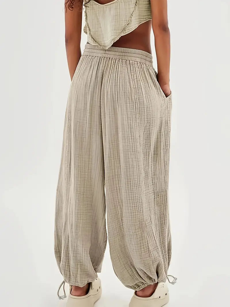 Laila | Mühelose Weitbeinige Hose für alle Jahreszeiten