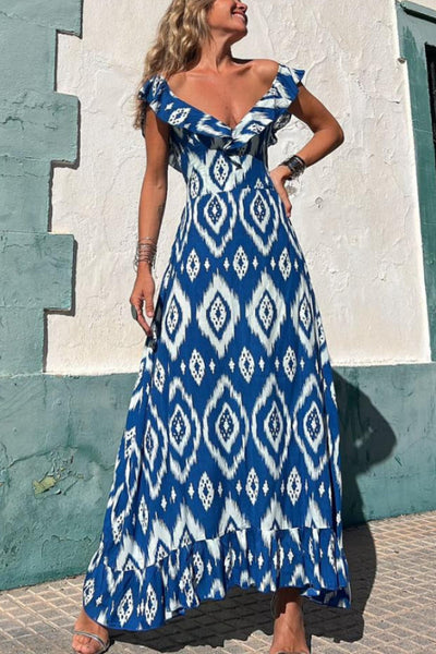 Ornella® | Bedrucktes, langes Kleid