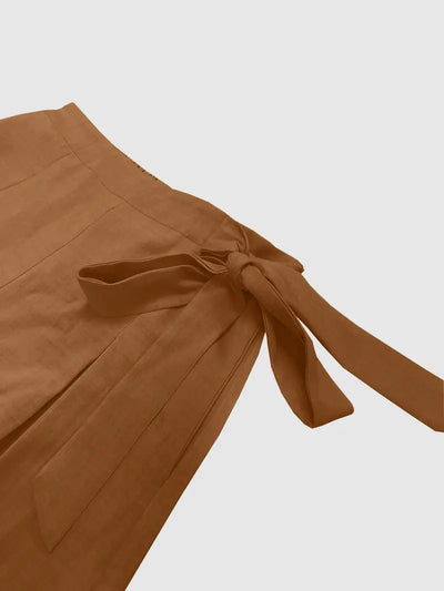 Hilma | Mühelos schicke Hose mit Bindeband und weitem Bein