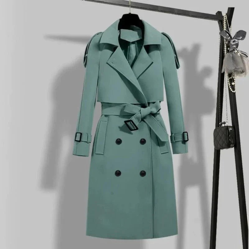 Doppelreihiger Trenchcoat für Damen