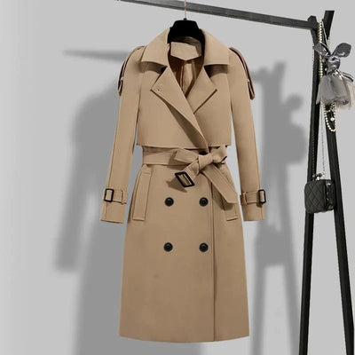 Doppelreihiger Trenchcoat für Damen