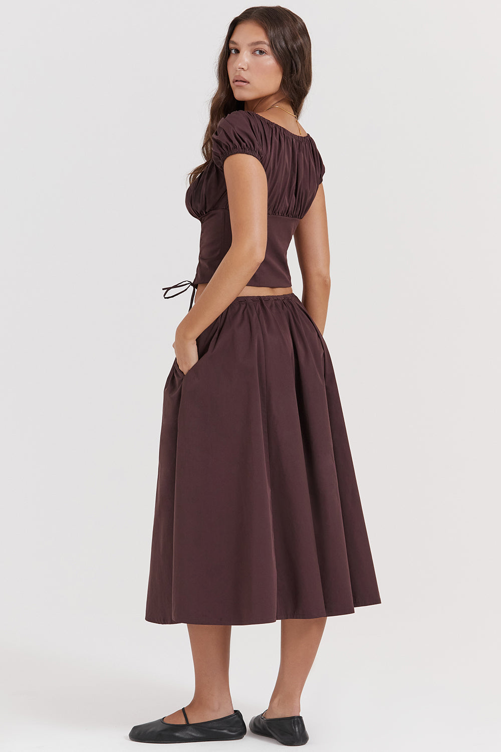 Zweiteiler Damen – Baumwolle – Boho Chic Stil – Sommer-Outfit