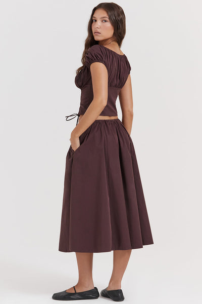 Zweiteiler Damen – Baumwolle – Boho Chic Stil – Sommer-Outfit