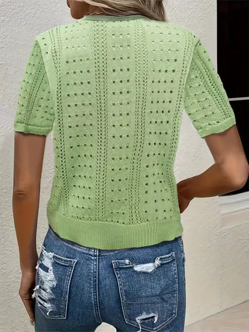 Mona - vielseitiger, bequemer, eleganter cardigan mit v-ausschnitt für damen