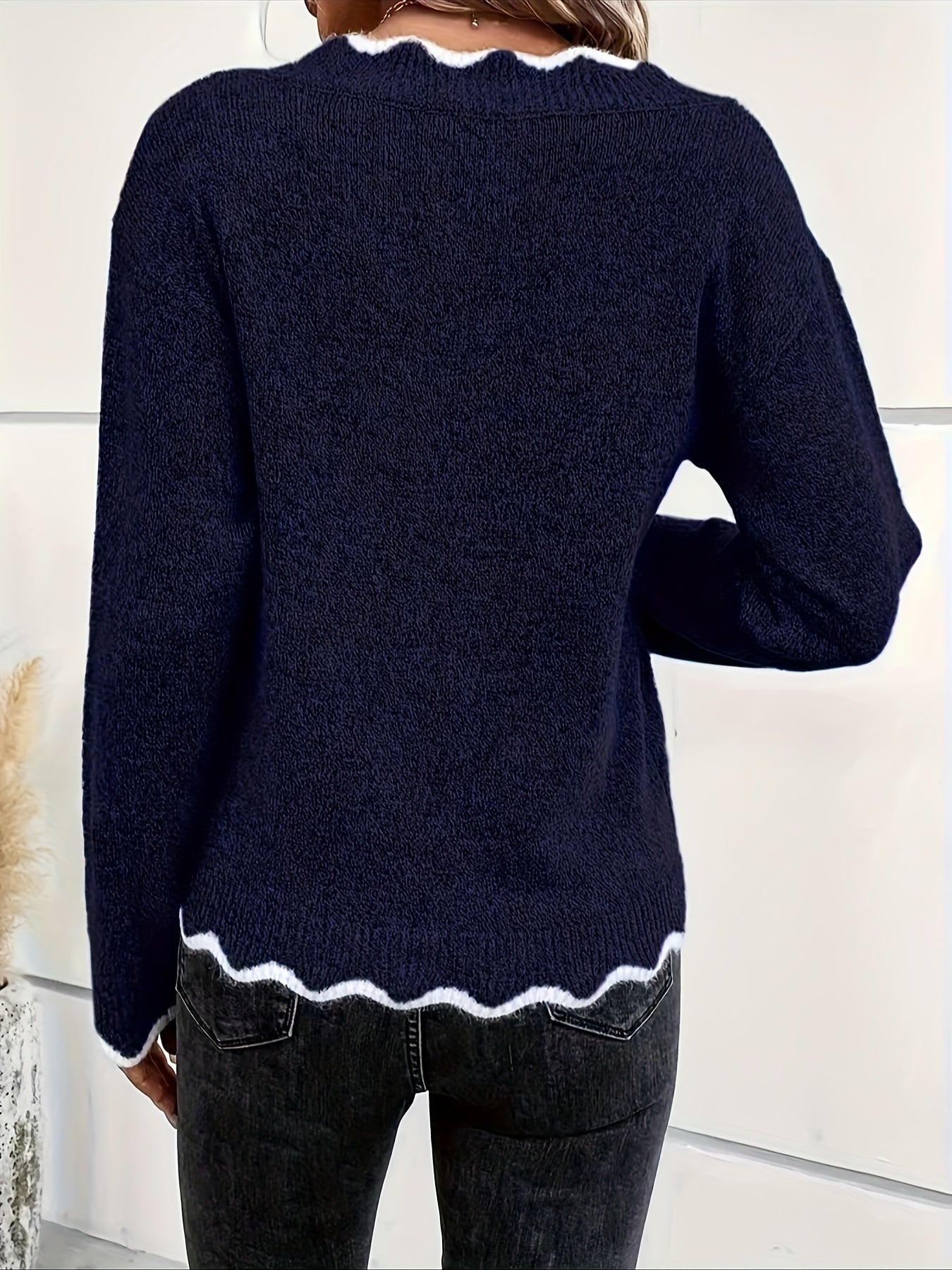 Coleen – Langärmeliger Strickpullover