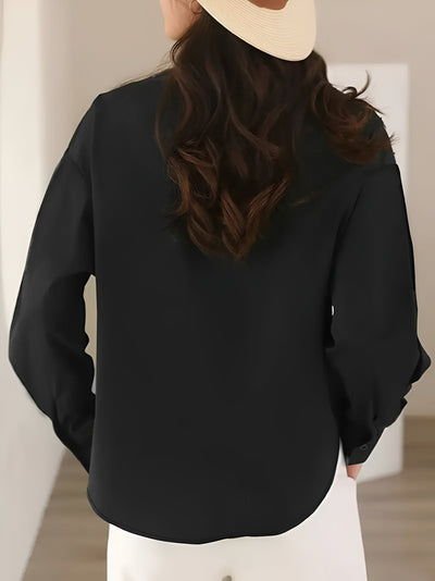 Sidra | Elegantes Sika-Hirsch Digitaldruck-Top