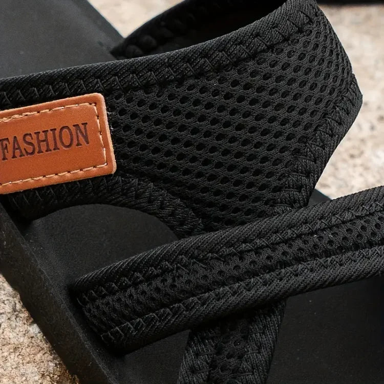 Perforierte mesh-sandalen für frauen