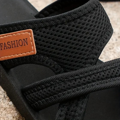 Perforierte mesh-sandalen für frauen