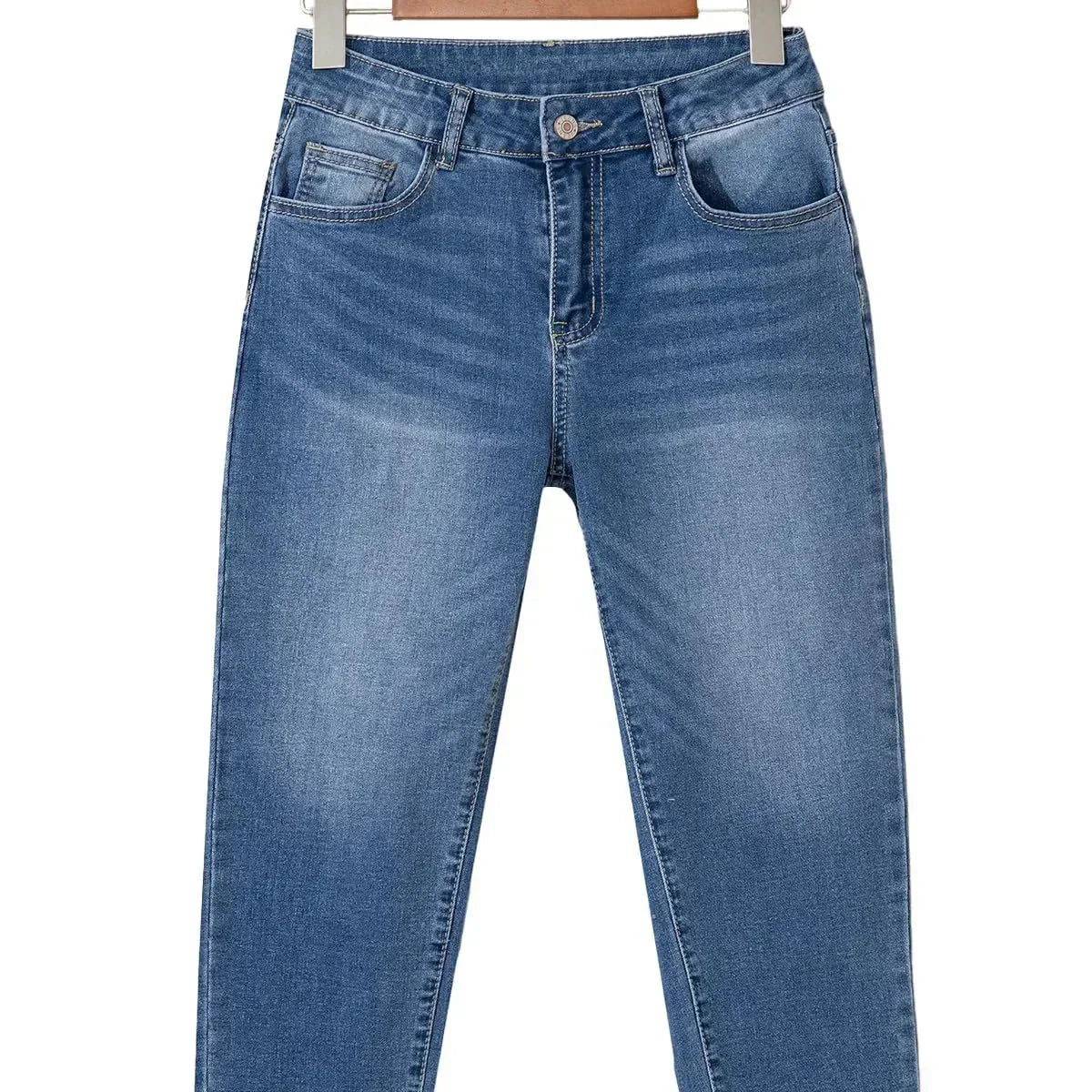 Damen Capri Jeans in Dunkelblau