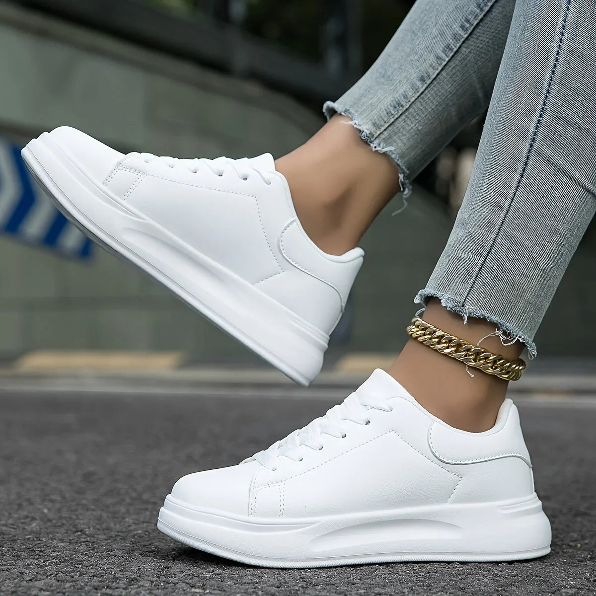 Damen Sneaker mit Kontrastdetails