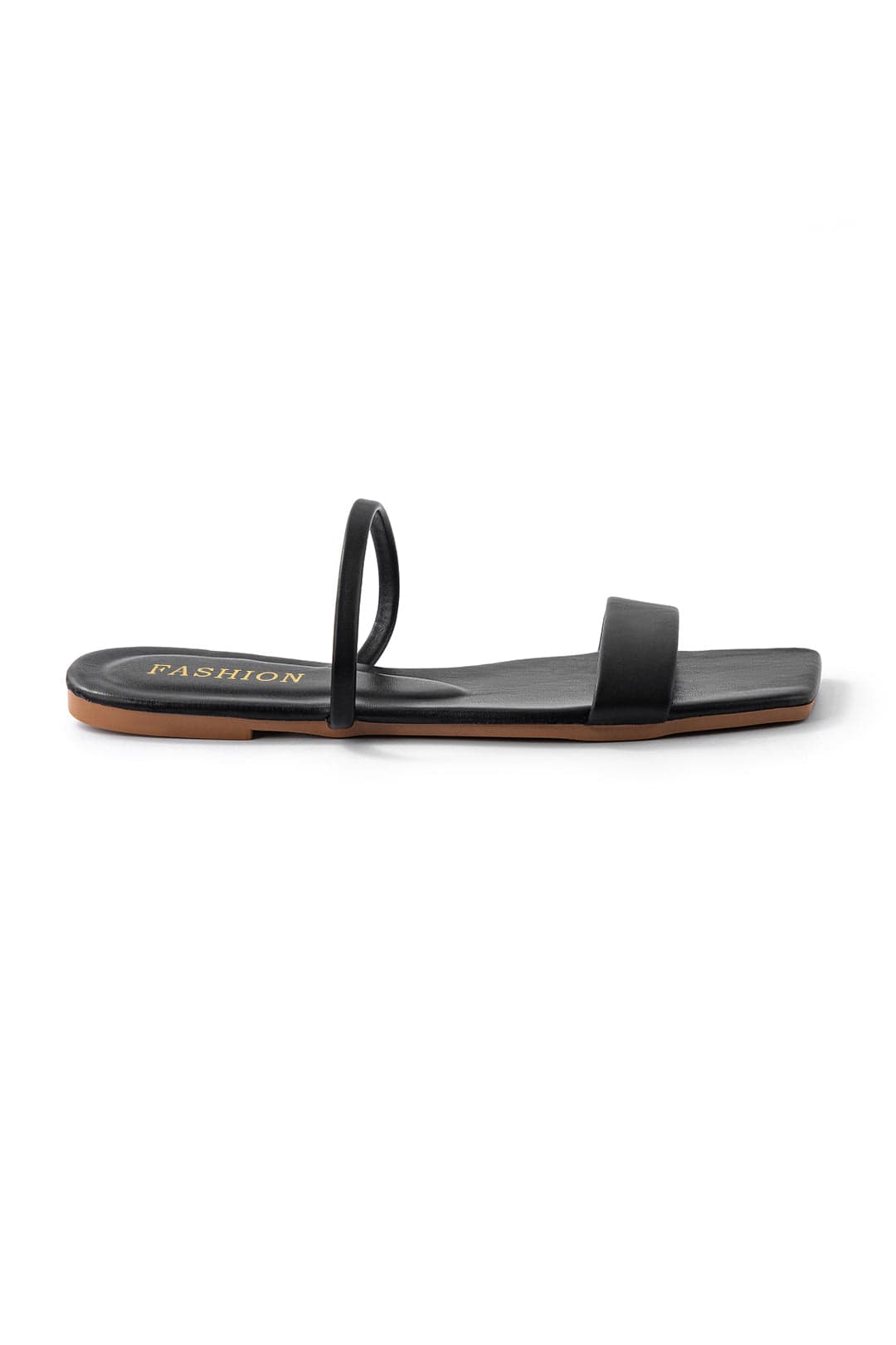 Stilvolle schwarze Sandalen mit minimalistischem Design