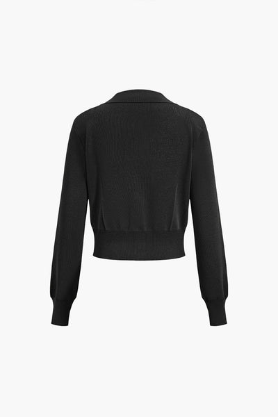 Aviana | Strick-Set mit Blazer und Rock