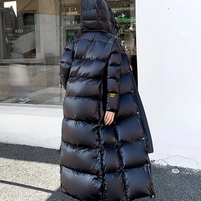 Puffjacke mit langen Ärmeln