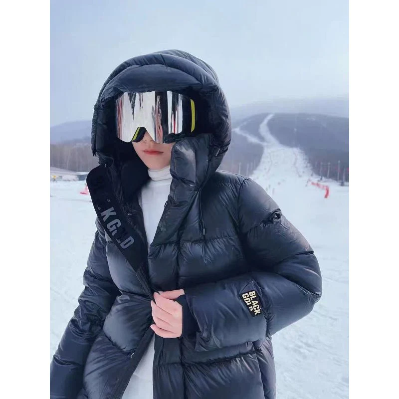 Puffjacke mit langen Ärmeln