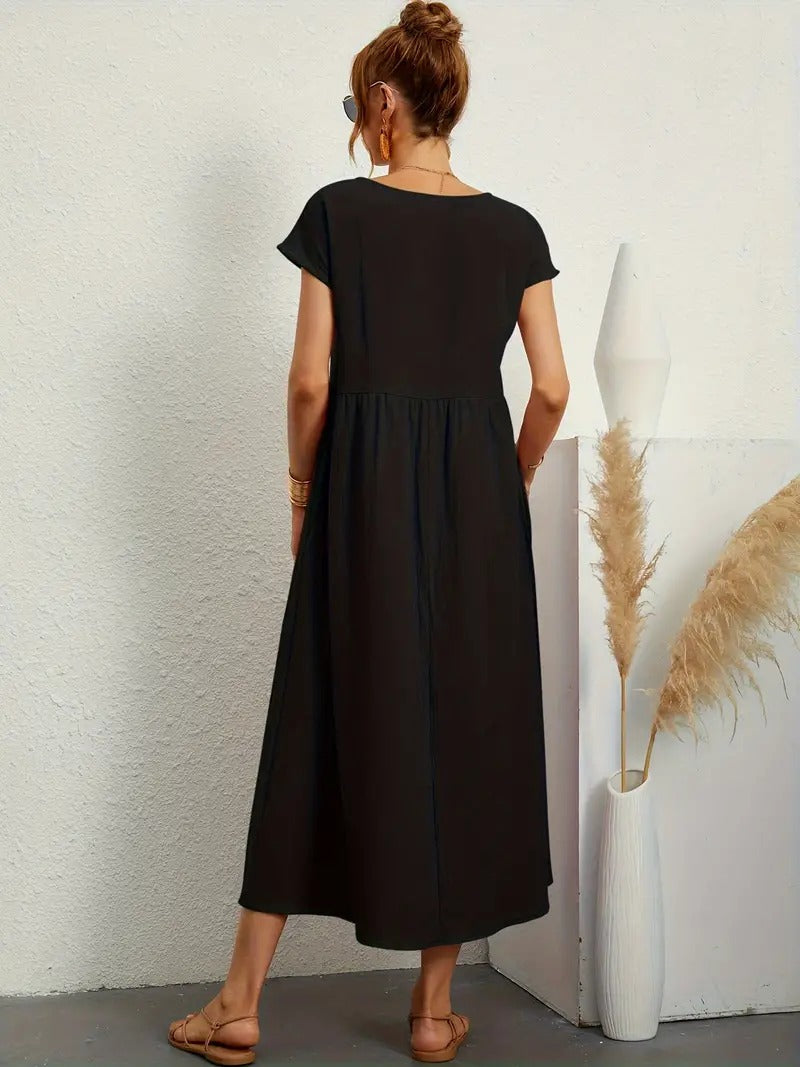 Damen sommerkleid mit tasche