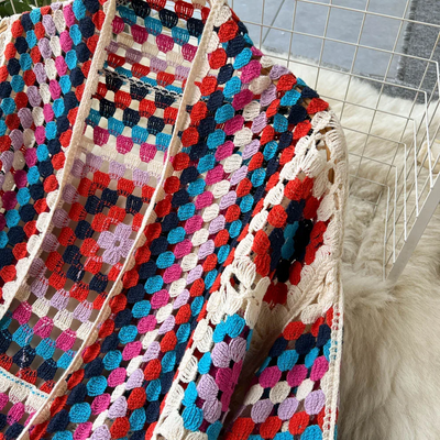 Olivia | Bunte Strickjacke für kreative Outfits