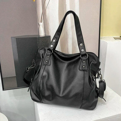Luxuriöse lederhandtasche für frauen