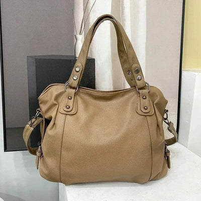 Luxuriöse lederhandtasche für frauen