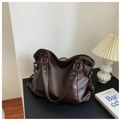 Luxuriöse lederhandtasche für frauen