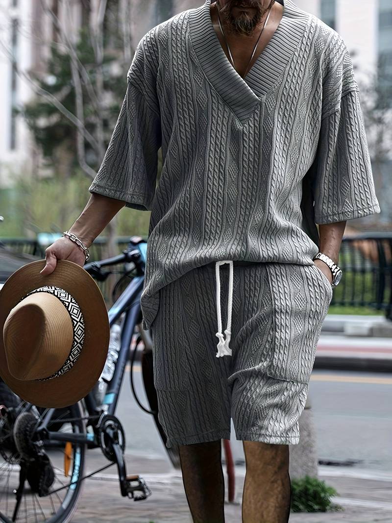 Hemd- und Shorts-Set für Herren