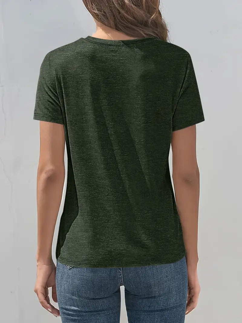 Vitaliya - Lässiges T-Hemd Mit Kurzen Ärmeln