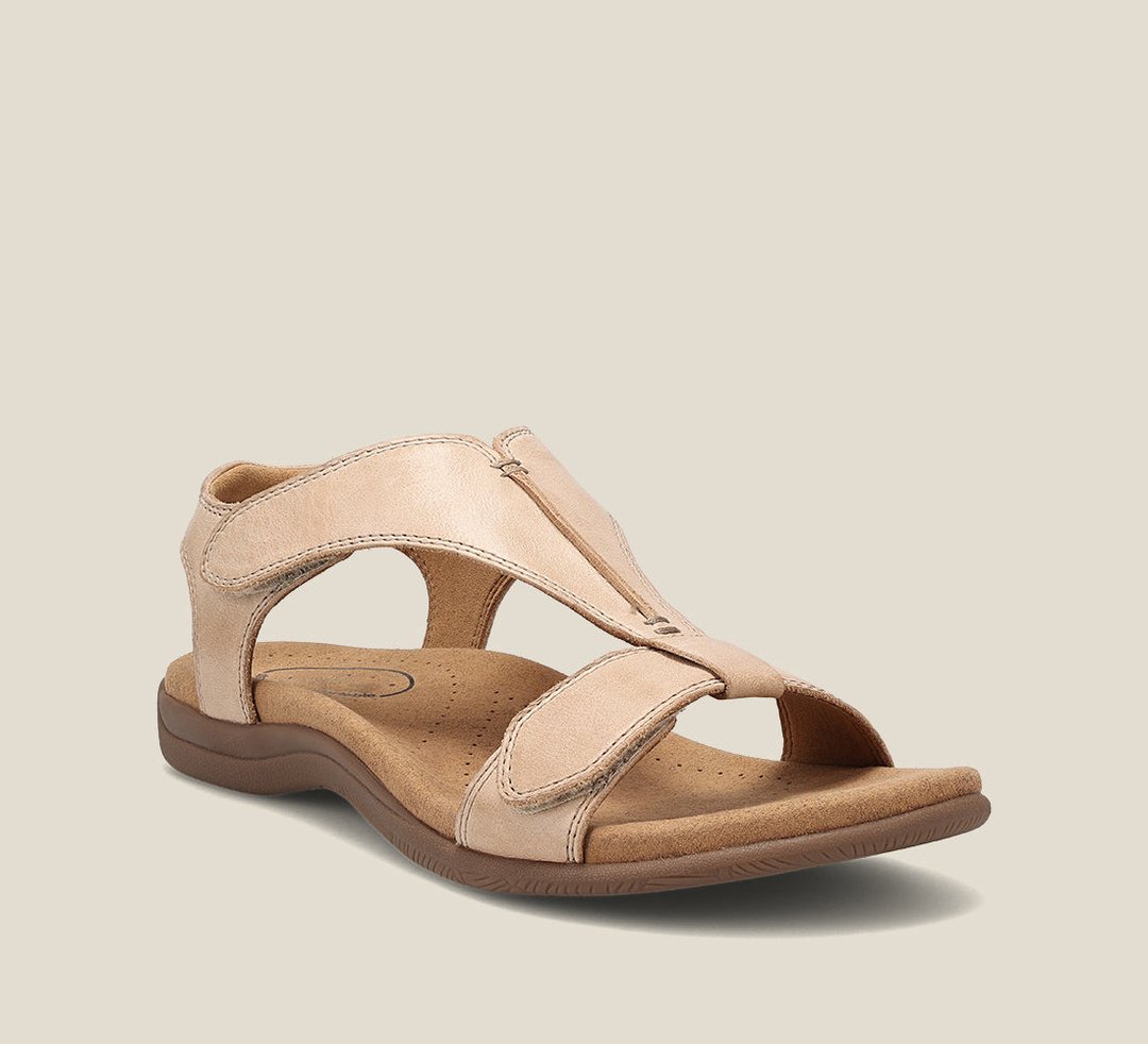 Damen-ledersandalen