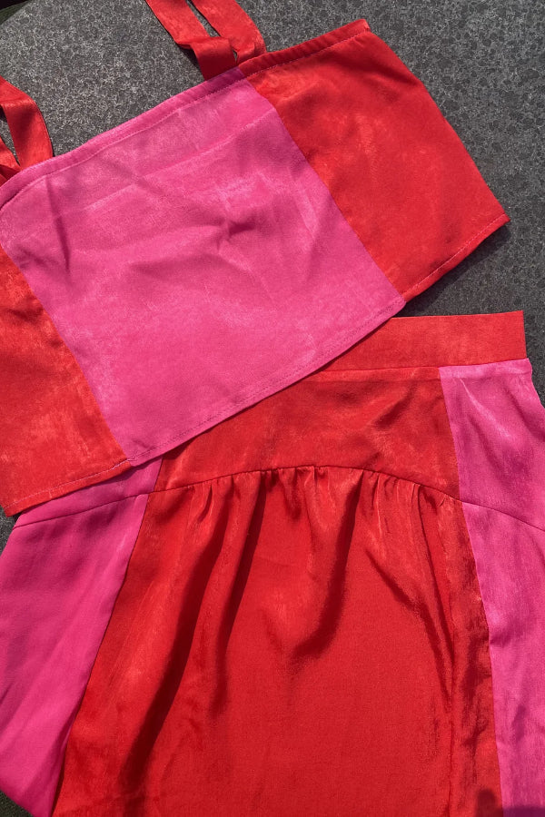 Esperanza® | Modisches, farblich passendes, lässiges zweiteiliges Set