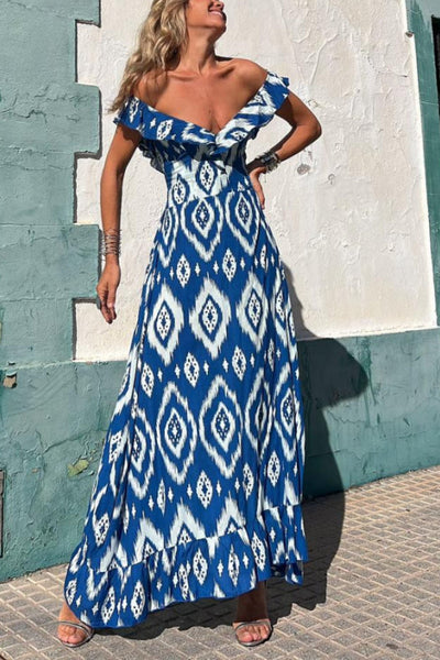 Ornella® | Bedrucktes, langes Kleid