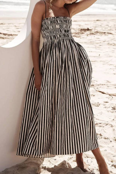 Zoe® | Elegantes Kleid mit Zebrastreifen