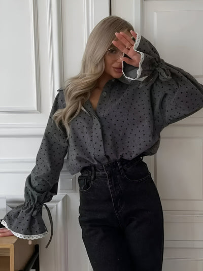 Odette | Stylisches Shirt mit Herzprint für Frühling & Herbst