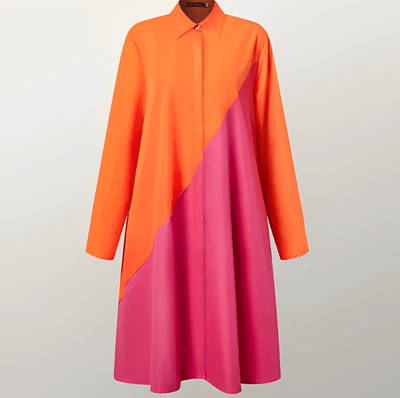 Modernes Damen Hemdblusenkleid