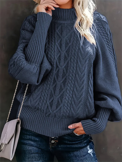 Tinsley – Lässiger Langarm Strickpullover