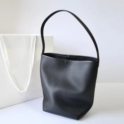 Große vegane Leder-Strandtasche – Braun, robust & stilvol