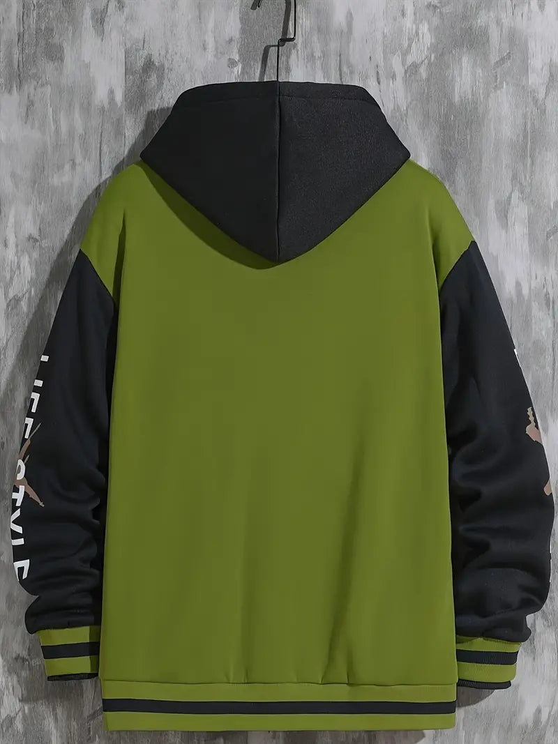 Baseballjacke mit Kapuze für Herren