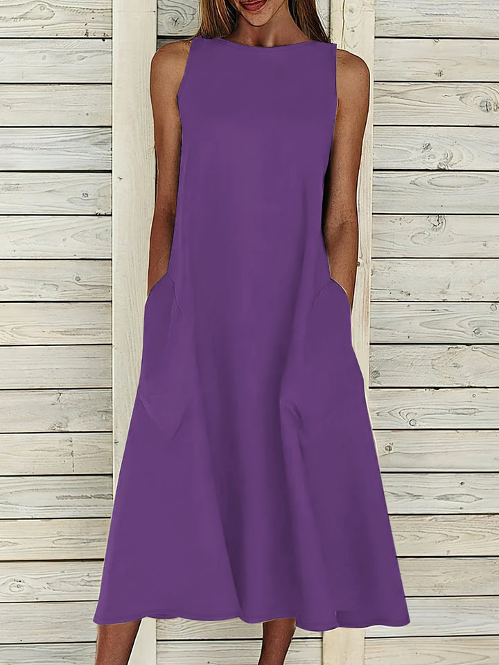 Schwarzes maxikleid - Nora