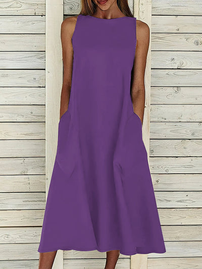 Schwarzes maxikleid - Nora