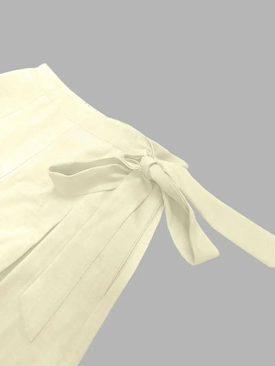 Hilma | Mühelos schicke Hose mit Bindeband und weitem Bein