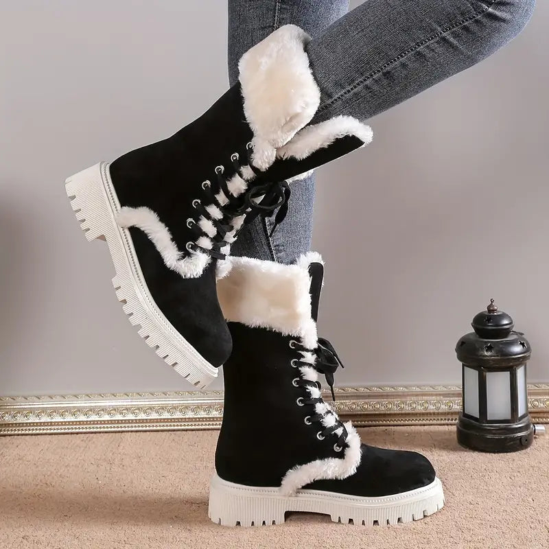 Winterstiefel mit Fellfutter für Damen