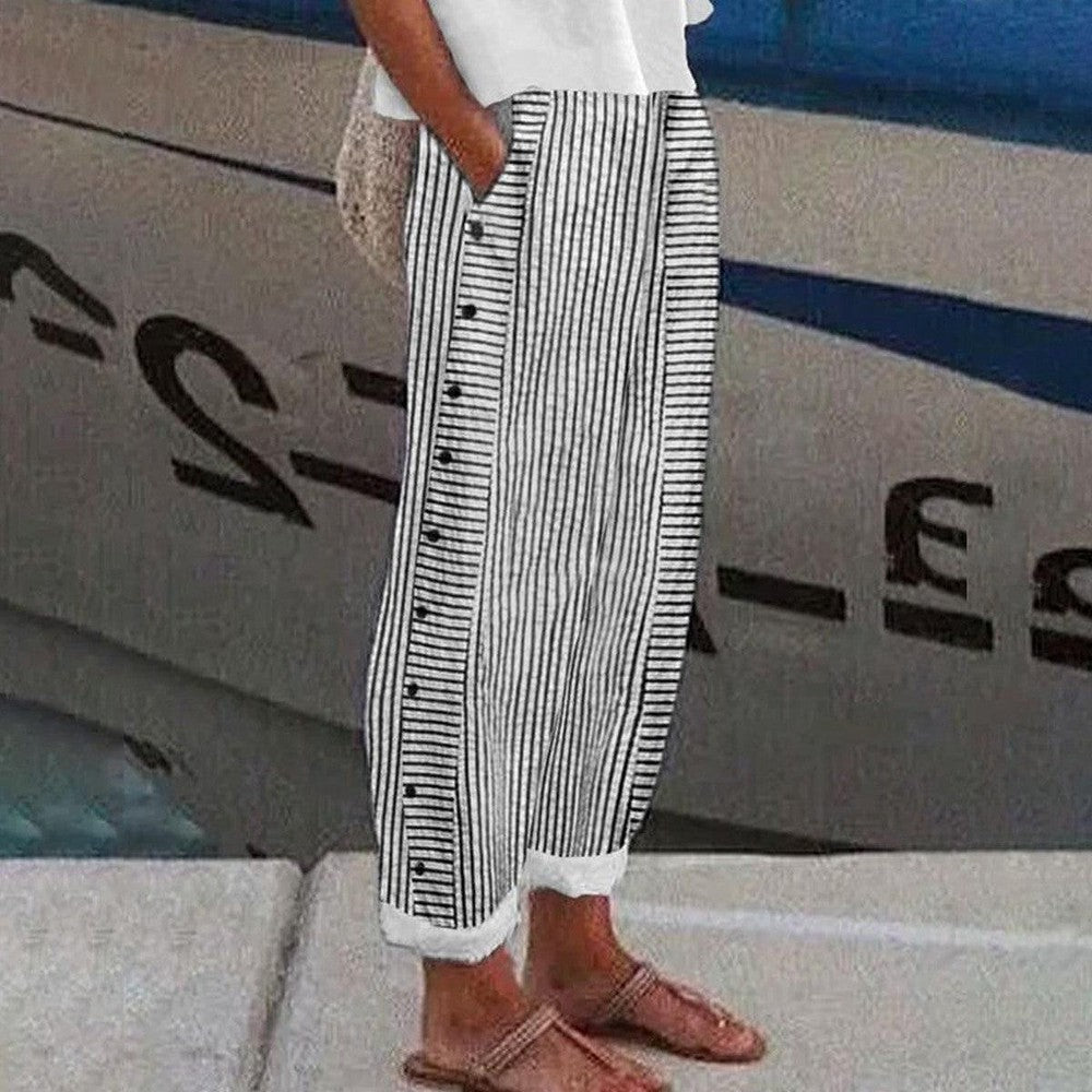 Damenhose soft-line mit seitentaschen