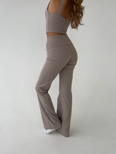 Ausgestellte Stretch Damen-Leggings - für Yoga und Freizeit