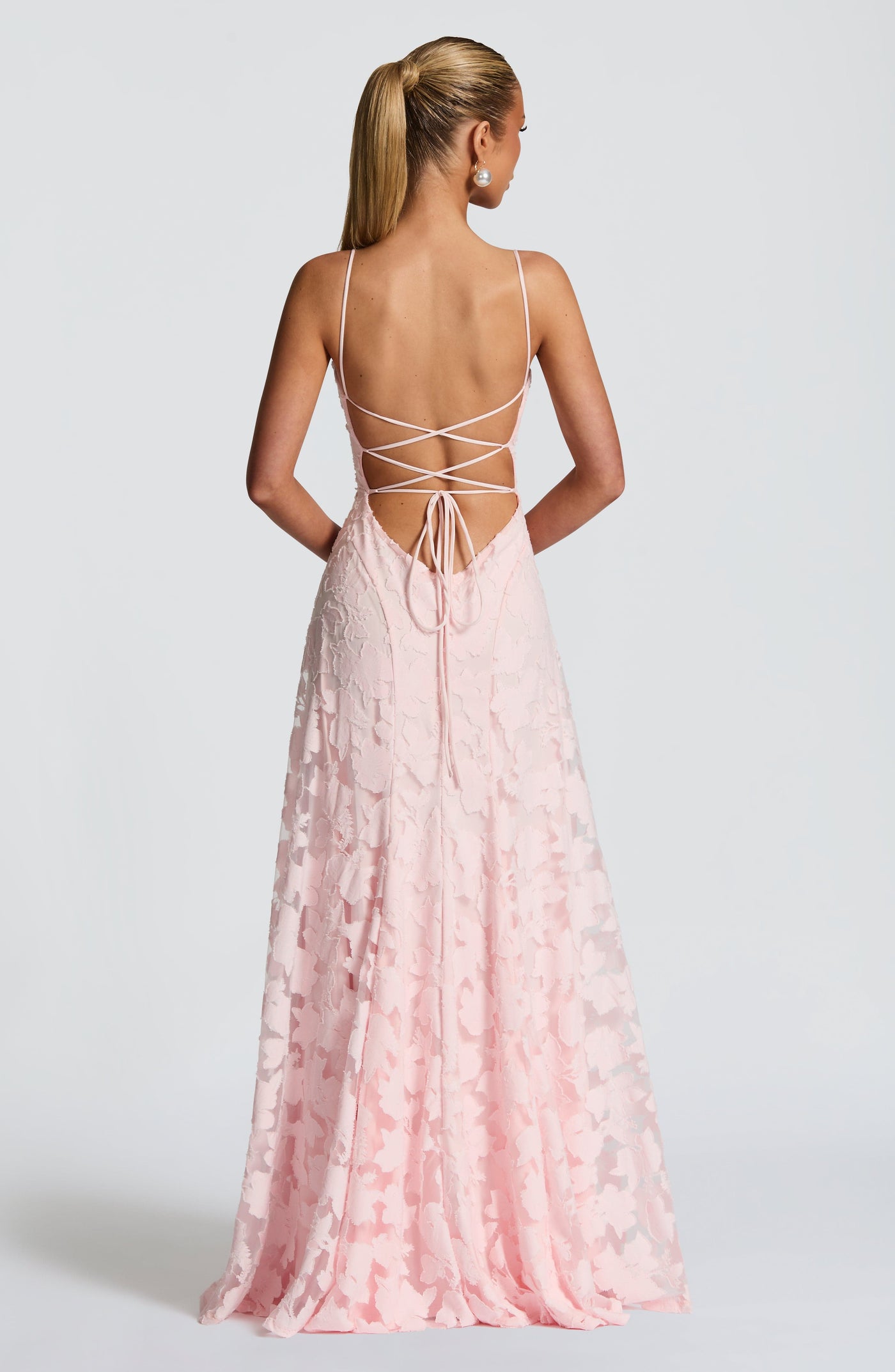 Alona – Elegantes Spitzen Korsett Maxi Kleid