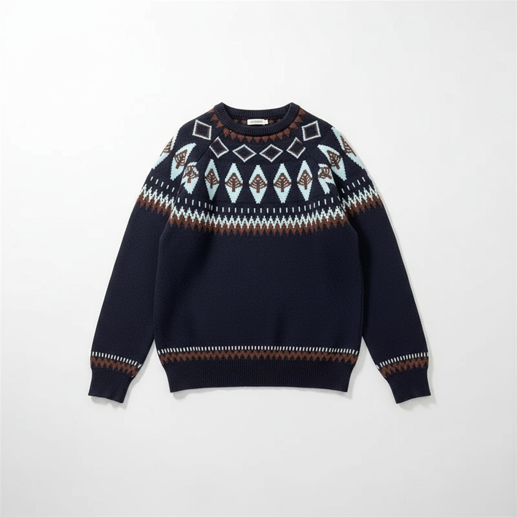 Ezra | Vintage Isländischer Pullover