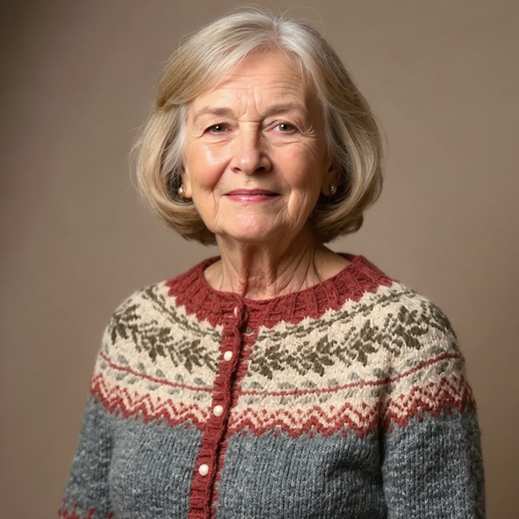 Lilianna | Vintage Island-Strickjacke