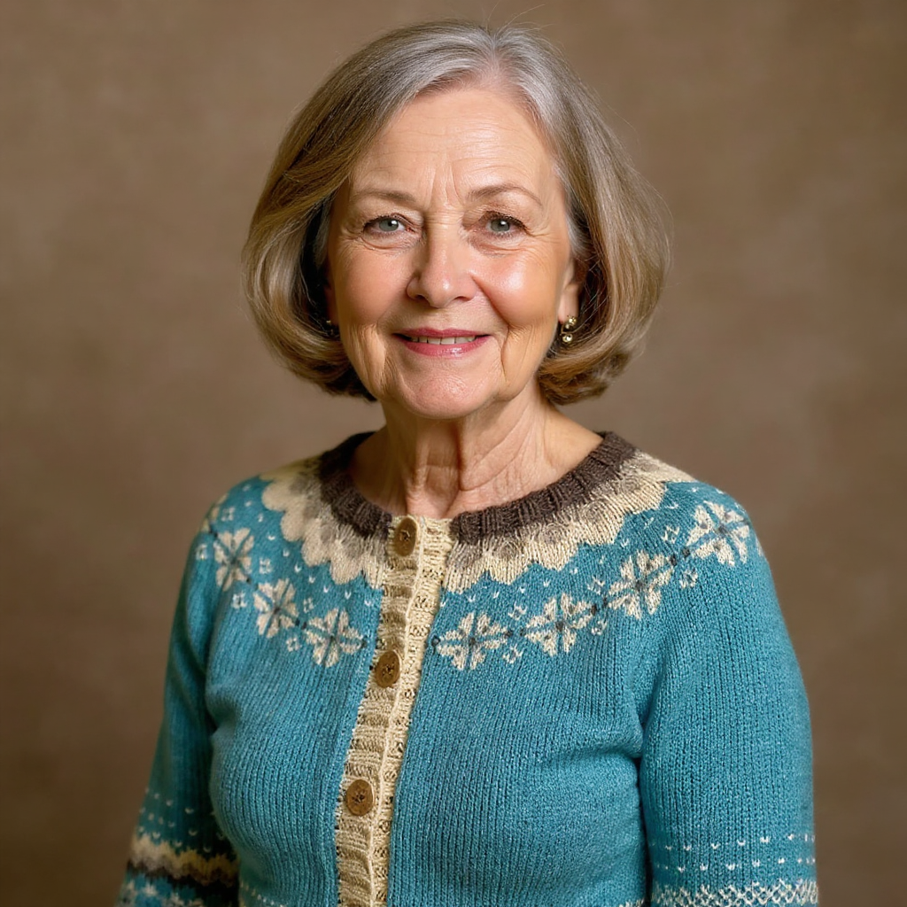 Cassandra | Vintage Island-Strickjacke