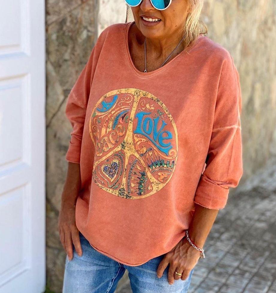 Happy Days orange Sweatshirt