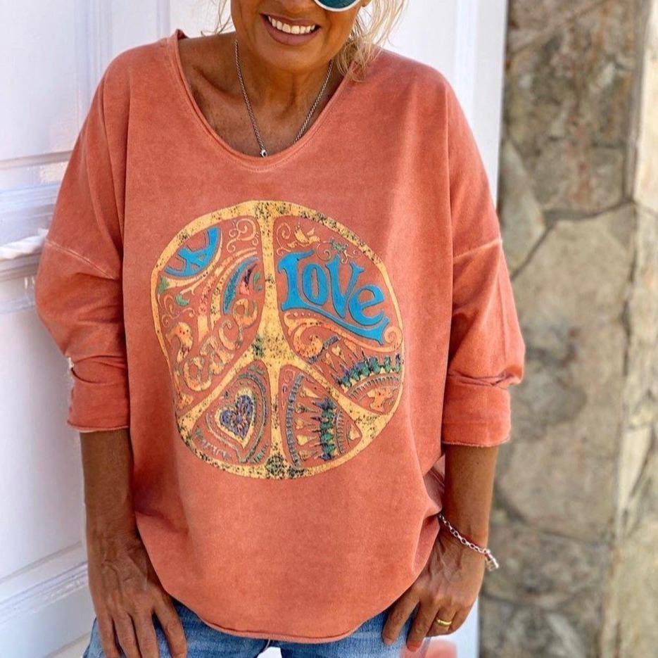 Happy Days orange Sweatshirt